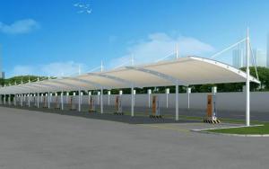 图木舒克市膜结构停车棚